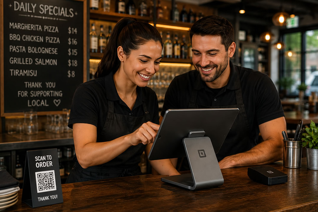 Square restaurant POS setup in Chicago